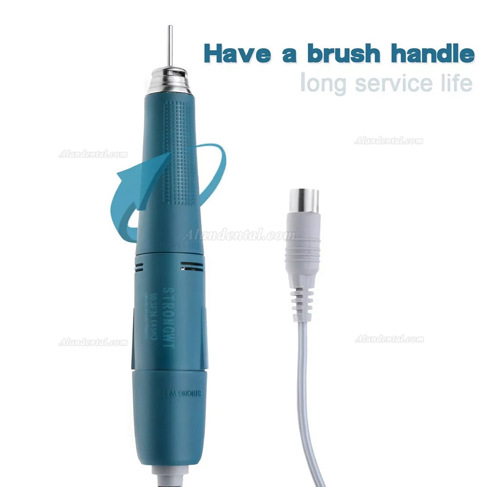 STRONGWT 103FN  Dental Double-lock Brush Handpiece 45K RPM for Electric Micromotor